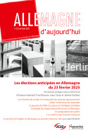Allemagne d'aujourd'hui, n° 252/avril-juin 2025