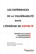 Les expériences de la vulnérabilité dans l'épidémie de Covid-19